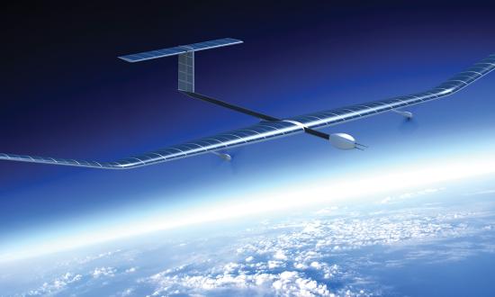  artist’s concept of the Airbus Zephyr high- altitude pseudo-satellite unmanned aerial vehicle