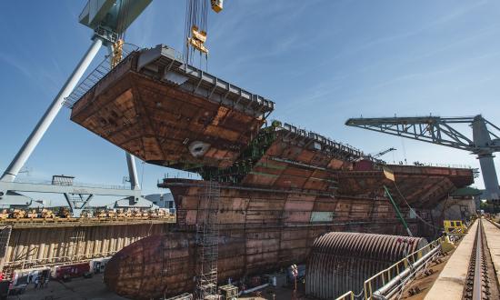 Future aircraft carrier John F. Kennedy (CVN-79) 