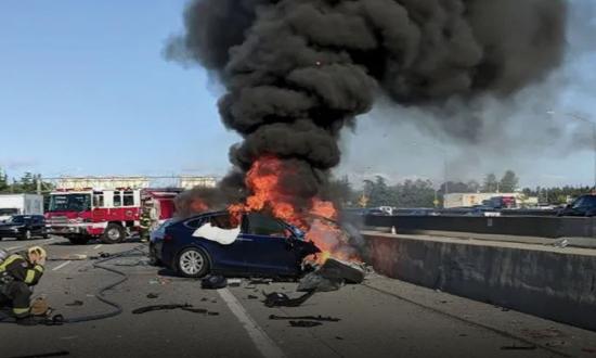 A fatal crash of a self-driving car in California in March 2018.