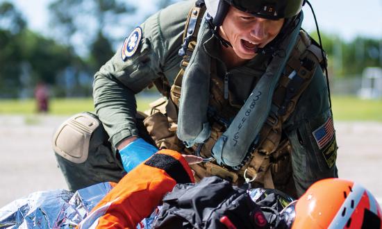 Exercise Tarpon Springs was created by helicopter rescue swimmers and med-techs