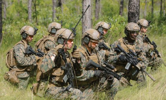 U.S. Marines make final Preparations to their Sea Dragon 2025 weapon systems and gear during a live-fire range at Camp Lejeune, N.C., July 12, 2017