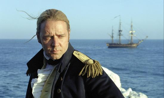 Russell Crowe as Captain “Lucky” Jack Aubrey in the film "Master and Commander: The Far Side of the World"