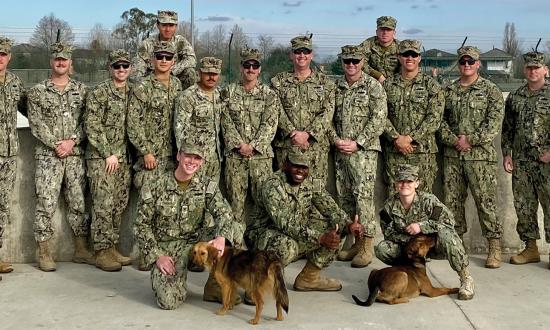 The author led a detachment of Seabees from Naval Mobile Construction Battalion (above)  on a construction project in the Republic of Georgia on the Black Sea, where she learned the strength  of her team would determine the mission’s success or failure.