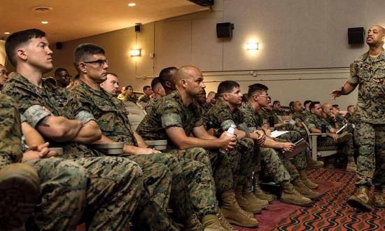Marines attend casualty assistance calls officer training at Camp Pendleton, California. In some cases, notification of next of kin can be straightforward, but in other cases there can be complicated feelings and dynamics CACOs must help families navigate.