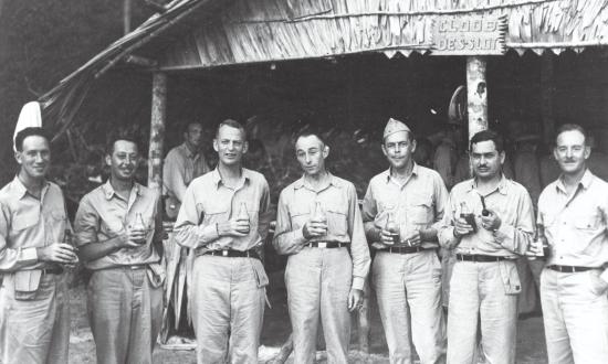 Officers of the Destroyer Squadron 23 “Little Beavers.”