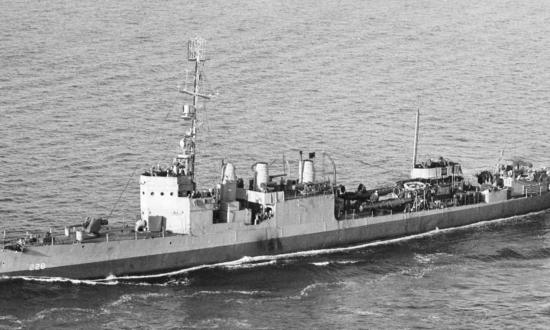 The USS John D. Ford (DD-228). Writing about the 1942 battle in the Makassar Strait, then-Lieutenant William Mack wrote of the men and four ships of Destroyer Division 59: “We weren’t much, but we were full of fight.’”
