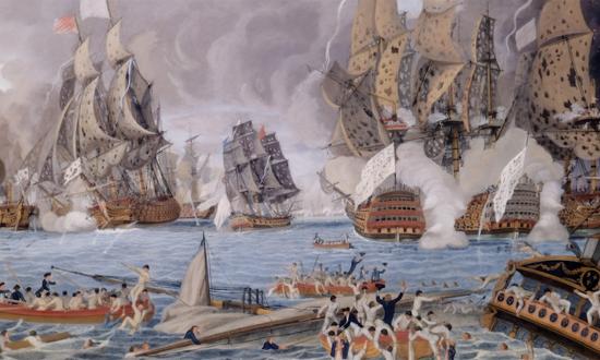 12 April 1782: After suffering a humiliating defeat by the French at the Battle of the Chesapeake Capes the previous September, the Royal Navy comes roaring back with a resounding victory over the French Caribbean fleet at the Battle of the Saintes.