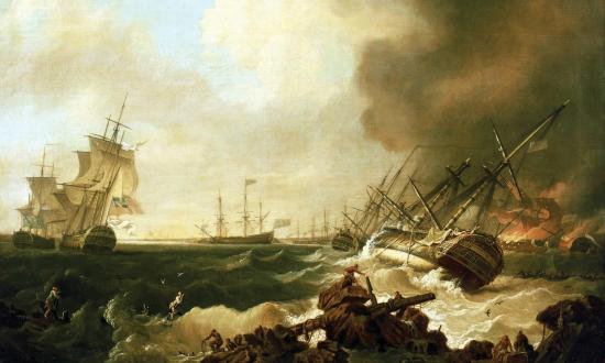Richard Wright, The Battle of Quiberon Bay: the Second Day (1760), National Maritime Museum