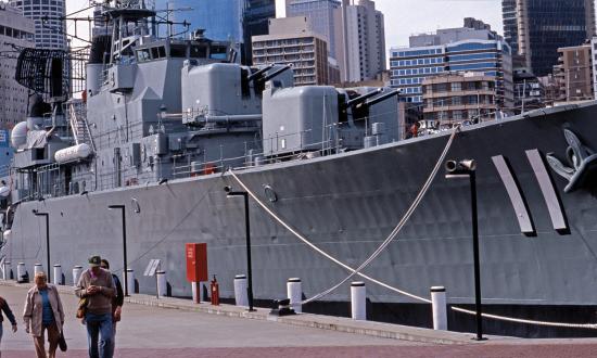 HMS Vampire is permanently moored at, and is a part of, the Australian National Maritime Museum.