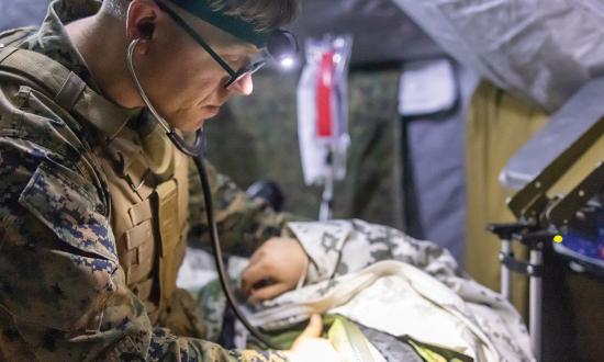 Military physicians have responsibilities as both officers and healthcare providers—roles that are not as contradictory as they might seem.