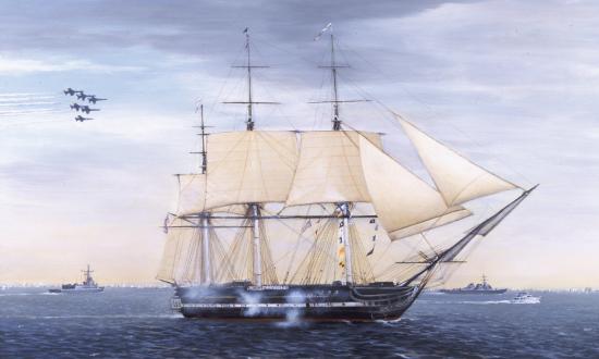 Erick Marshall Murray’s painting "Queen of the Fleet"