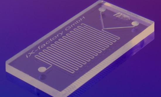 An example of a microfluidics "lab on a chip."