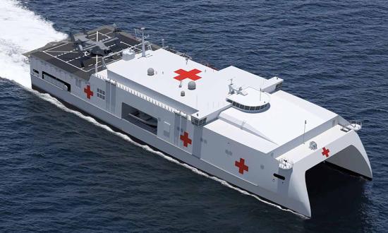 The Navy’s new expeditionary medical ships  must be capable of defending themselves against  drones and adversaries who are increasingly willing to target healthcare platforms and providers.