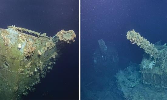 “You may search the Seven Seas in vain,” wrote Samuel Eliot Morison, “for an ocean graveyard with the bones of so many ships and sailors as that body of water . . . which our bluejackets named Iron Bottom Sound.” This past summer’s archaeological expedition there yielded a wealth of shipwreck data, including these images of the USS Astoria (CA-34, left) and DeHaven (DD-469, right).