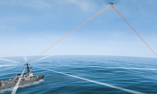 artist’s concept of the Cooperative Engagement Capability