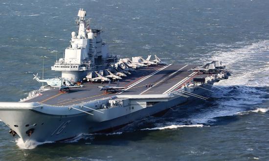 Chinese aircraft carrier Liaoning