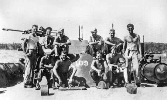 John F. Kennedy with the crew of PT-109