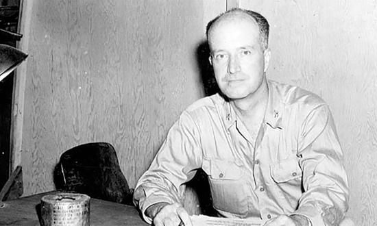 Captain William Sterling “Deak” Parsons on Tinian in 1945. Although he was hoping for a seagoing command, his technical prowess got him drafted into the Manhattan Project, which kept him ashore for the duration of the war.