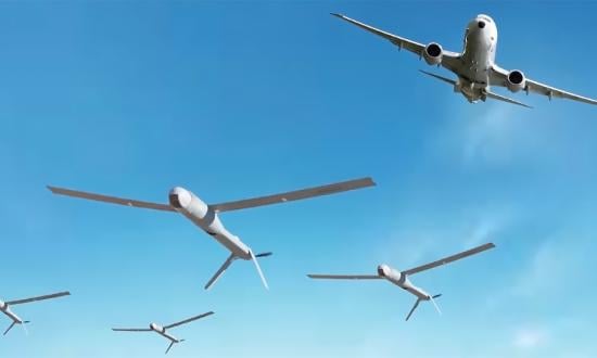 The author’s illustration of a P-8A Poseidon launching four uncrewed aerial vehicle (UAV) scouts. Large numbers of small UAVs deployed into the battlespace would complicate and dilute an adversary’s antiscouting screen.