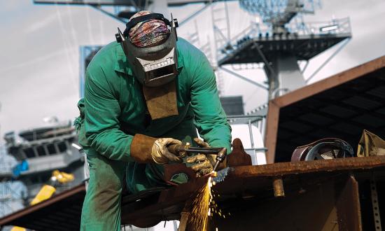 Shipyard worker