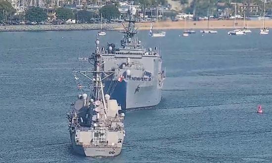 The USS Momsen (DDG-92) and the USS Harpers Ferry (LSD-49) nearly collided in San Diego Bay on 29 November 2022. This incident reinforces the need for deck watchstanders to be proficient at computing vessel meeting points.