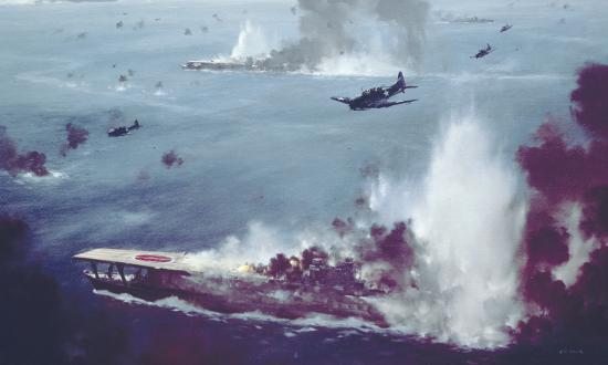 Panting of the Battle of Midway by R. G. Smith