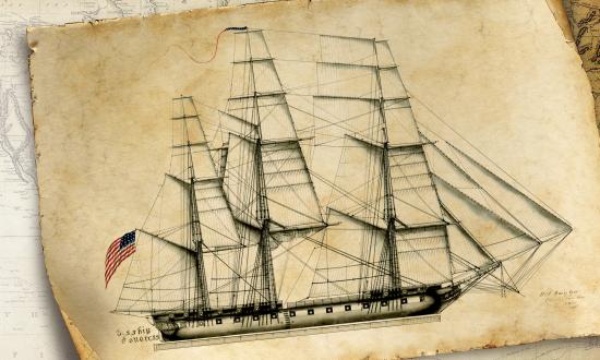 Shipwright John Hackett ran the construction of the USS Congress for the first two years, before being ordered to cease work. He would be called back to finish her  later—but not until after he completed the frigate Crescent, a gift for the Dey of Algiers.