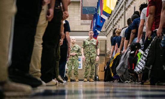 Navy recruits