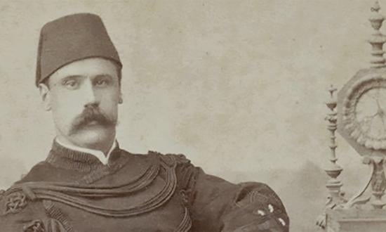 The globe-trotting Alexander Macomb Mason, seen here during his Egyptian service, circa 1875–80.