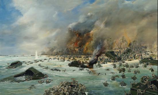 Marine Assault on Tarawa by John Hamilton