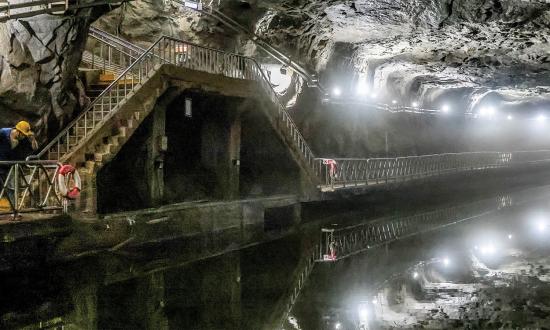 The Zhaishan Tunnel on Kinmen  Island, Taiwan, was used to conceal small boats during the Chinese Civil War. Tunnels that have been opened to tourism should be converted back to military use.