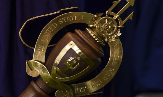 The Mace is a symbol of U.S. Naval War College (NWC) as an academic institution.  Barring the arrival of a particularly visionary NWC president, structural obstacles will make significant adaptation challenging. 
