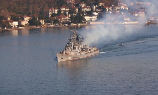 Black Sea Fleet Kashin-class destroyer 