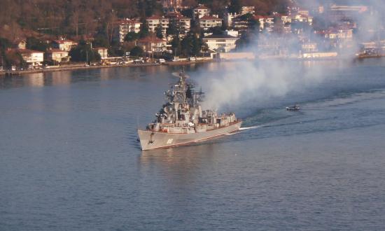 Black Sea Fleet Kashin-class destroyer 