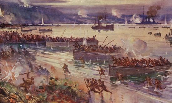 Ships at Gallipoli