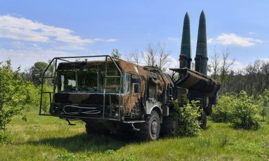 Russian Iskander-M missile launcher