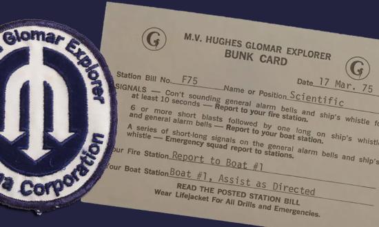 Patch worn by the Project Azorian team, with Howard Hughes' Summa Corporation serving as the cover-story provider.