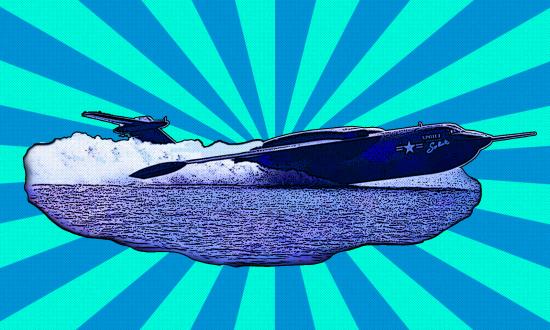 Seaplane cartoon