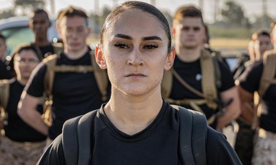 female marine