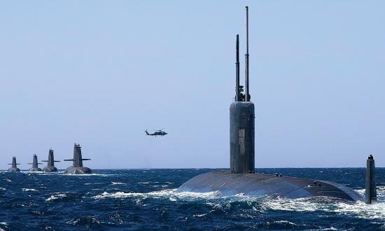 USS Santa Fe (SSN-763) joins the Royal Australian Navy submarines