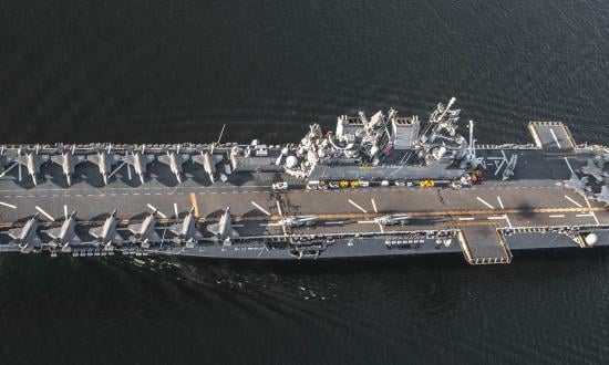 A “Lightning carrier”—an America-class amphibious assault ship