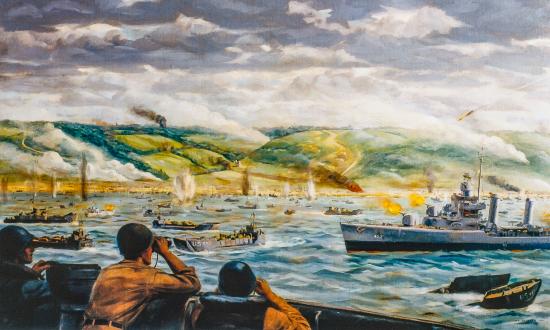 "The Battle for Fox Green Beach, D-Day Normandy" by Dwight Shepler