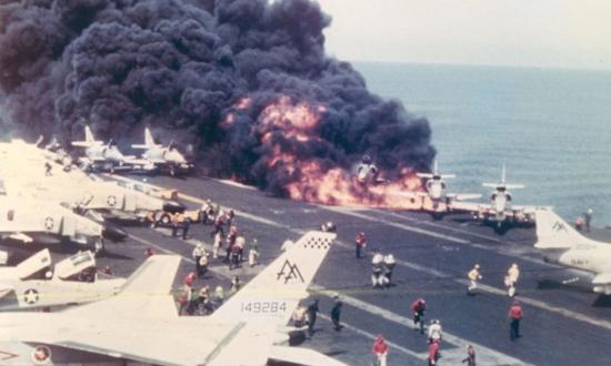 Imagery influences public perception of military operations and can be a catalyst for change. Images from the fire on board the USS Forrestal (CVA-59) in July 1967, for example, helped drive improvements to the Navy’s damage-control practices.
