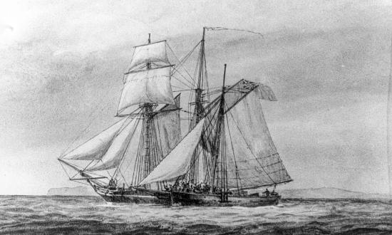 Jeremiah O'Brien in the Unity captures HM Cutter Margaretta.