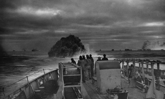 The Coast Guard has a proud tradition in ASW, proving its worth escorting convoys in the North Atlantic during World War II. In these photos, depth charges from the cutter Spencer (WPG-36) force a German U-boat to the surface before the raider could strike the convoy.