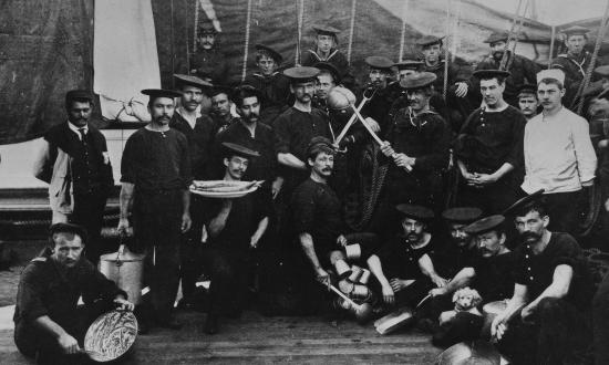 USS Pensacola crew 1860