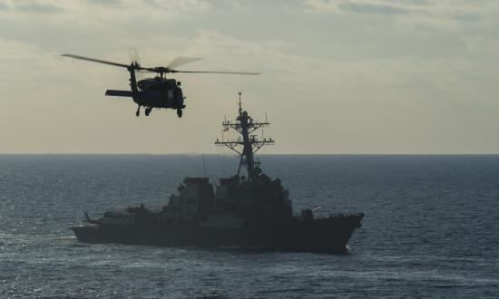 The USS Lassen (DDG-82) in the Mediterranean