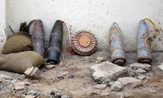 Improvised explosive devices found in Baghdad in 2005