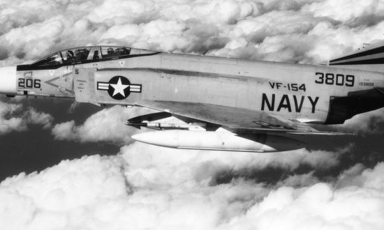 An F-4J Phantom II fighter aircraft