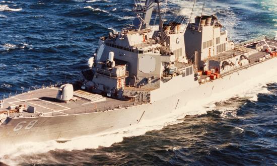 USS The Sullivans (DDG-68) underway.